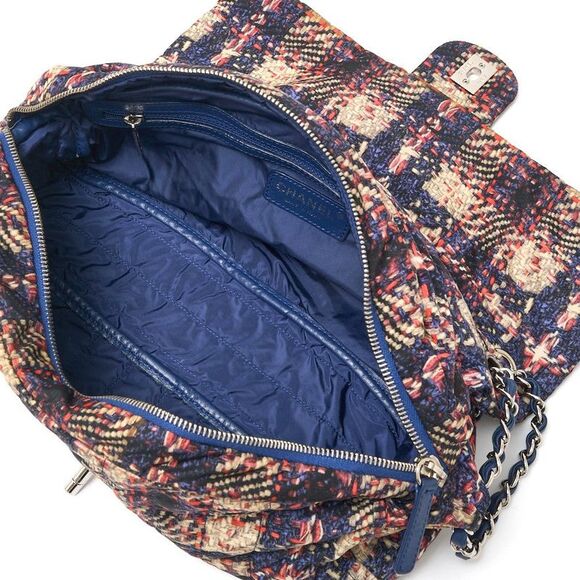 Chanel Tweed Print Chain Shoulder Bag - Picture 6 of 6